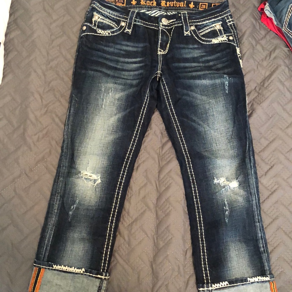 Rock revival capris